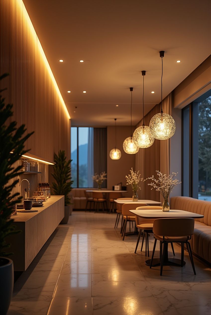Instagrammable Coffee House featuring Intimate Ambient Lighting & Outdoor Decking #15
